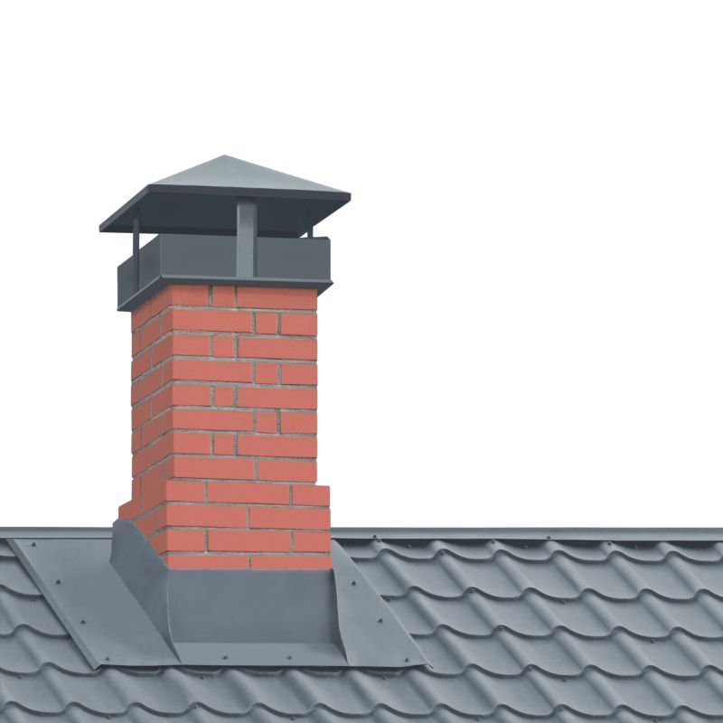 Finished Flashing on a Chimney